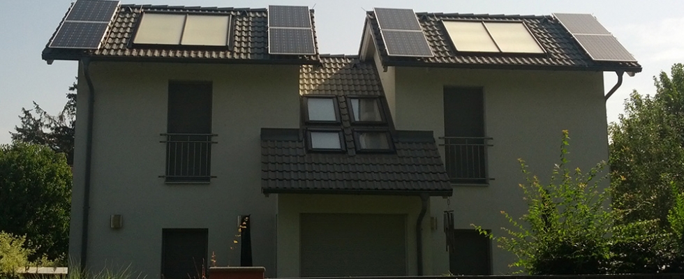 Haus Mit Solaranlage